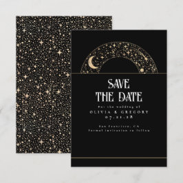 Night Sky Stars Celestial Sla de datum op Save The Date