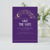 Night Sky Stars Celestial Sla de datum op Save The Date (Staand voorkant)