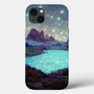 Night Sky Stars Fantasy Landschap Case-Mate iPhone Case