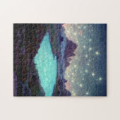 Night Sky Stars Fantasy Landschap Legpuzzel (Horizontaal)