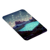 Night Sky Stars Fantasy Landschap Magneet (Rechterzijde)