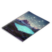 Night Sky Stars Fantasy Landschap Notitieboek (Linkerzijde)