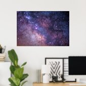 Night Sky Stars Modern Photography Poster (Thuiskantoor)