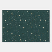 Night Sky Stars-patroon Inpakpapier Vel (Voorkant 3)