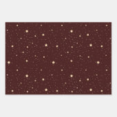 Night Sky Stars-patroon Inpakpapier Vel (Voorkant 2)