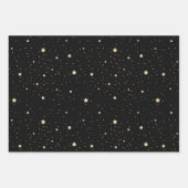 Night Sky Stars-patroon Inpakpapier Vel (Voorkant)