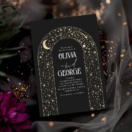 Night Sky Sterren Celestial Romantisch Zwart Bruil Kaart