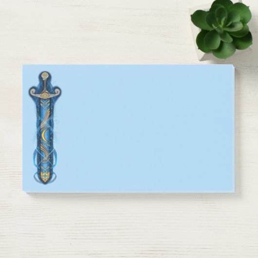 Night Sky Sword Post-it® Notes (Kantoor)