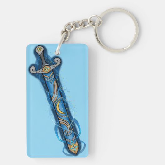 Night Sky Sword Sleutelhanger (achterkant)