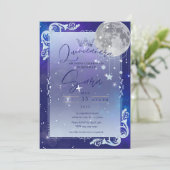 Night Sky Uitnodiging (Staand voorkant)