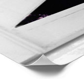 Night Sky Uitzicht Trompe l'oeil Fake Window Poster (Hoek)