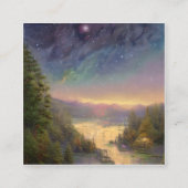 Night Sky Vierkante Visitekaartje (Voorkant)