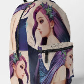 Night Sky Waterverf Moon Mermaid Rugzak