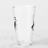 Night Sky Wilderness Howling Wolf Glas (Rechts)