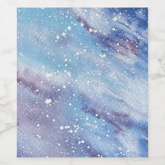 Night Sky Wine Label Wijn Etiket (Enkel label)