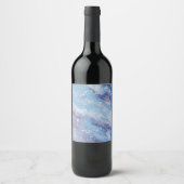 Night Sky Wine Label Wijn Etiket (Voorkant)