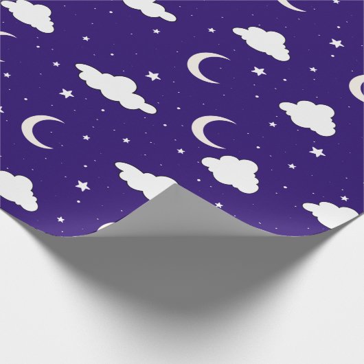 Night Sky Wrapping Paper Cadeaupapier (Hoek)