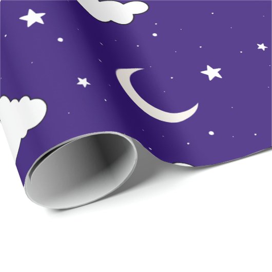 Night Sky Wrapping Paper Cadeaupapier (Rol Hoek)