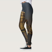 Night Skyline Chicago Pano Leggings (Links)