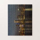 Night Skyline Chicago Pano Legpuzzel (Verticaal)