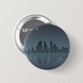 Night Skyline & Silhouettes Ronde Button 5,7 Cm (Voorkant /achterkant)
