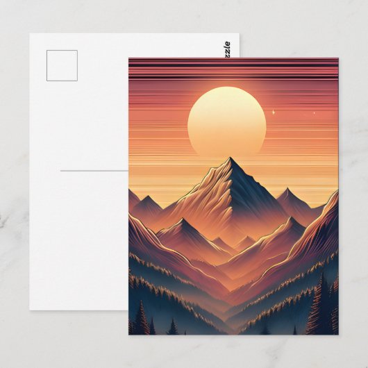 Night Song Briefkaart (Voorkant / Achterkant)