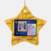 Night Song Star Ceramic Ornament (Voorkant)