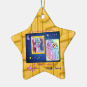 Night Song Star Ceramic Ornament (Links)