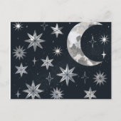Night Sparking Sky Aankondigingskaart (Voorkant)