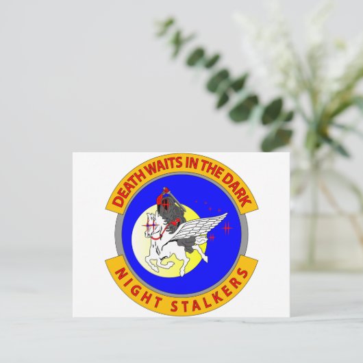 Night Stalkers Briefkaart (Staand voorkant)