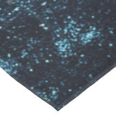 Night Star Sky Celestial Galaxy Bruiloft Monogram Tafelkleed (Gekanteld)