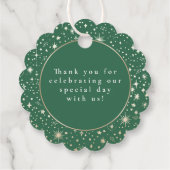 Night Stars Celestial Mystiek Dank u Bedankjes Labels (Achterkant)