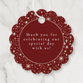 Night Stars Celestial Mystiek Dank u Bedankjes Labels (Achterkant)