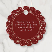 Night Stars Celestial Mystiek Dank u Bedankjes Labels (Achterkant)