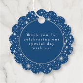 Night Stars Celestial Mystiek Dank u Bedankjes Labels (Achterkant)