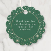 Night Stars Celestial Mystiek Dank u Bedankjes Labels (Achterkant)