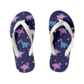 Night Stars en Dinosaurs Pattern Kinder Teenslippers (Voetbed)