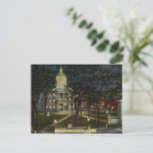 Night State House, Concord, New Hampshire Briefkaart (Staand voorkant)
