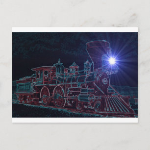 Night Steam Briefkaart
