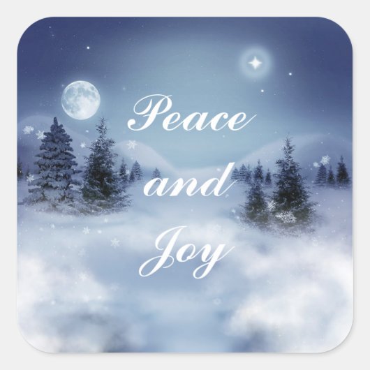 Night Sticker in de winter (Voorkant)