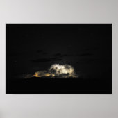 Night Storm - Big Bend, Texas Poster (Voorkant)