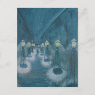 Night Street (Street By Night) (1922) Walter Grama Briefkaart