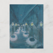 Night Street (Street By Night) (1922) Walter Grama Briefkaart (Voorkant)