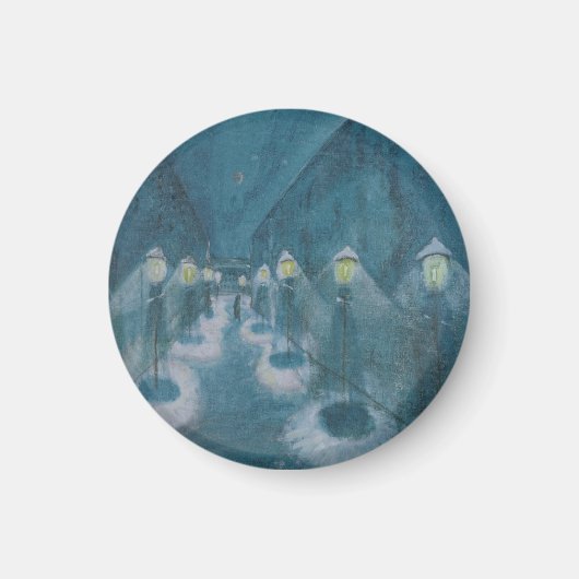 Night Street (Street By Night) (1922) Walter Grama Magneet (Voorkant)