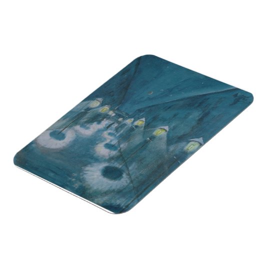 Night Street (Street By Night) (1922) Walter Grama Magneet (Linkerzijde)