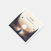 Night Sunset Moon Cloud Twilight Vrijgezellenfeest Servet (Hoek)