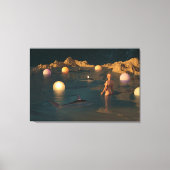 Night Swimming Canvas Afdruk (Voorkant)