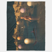 Night Swimming Fleece Deken (Voorkant)