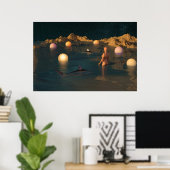 Night Swimming Poster (Thuiskantoor)