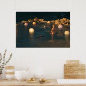 Night Swimming Poster (Keuken)